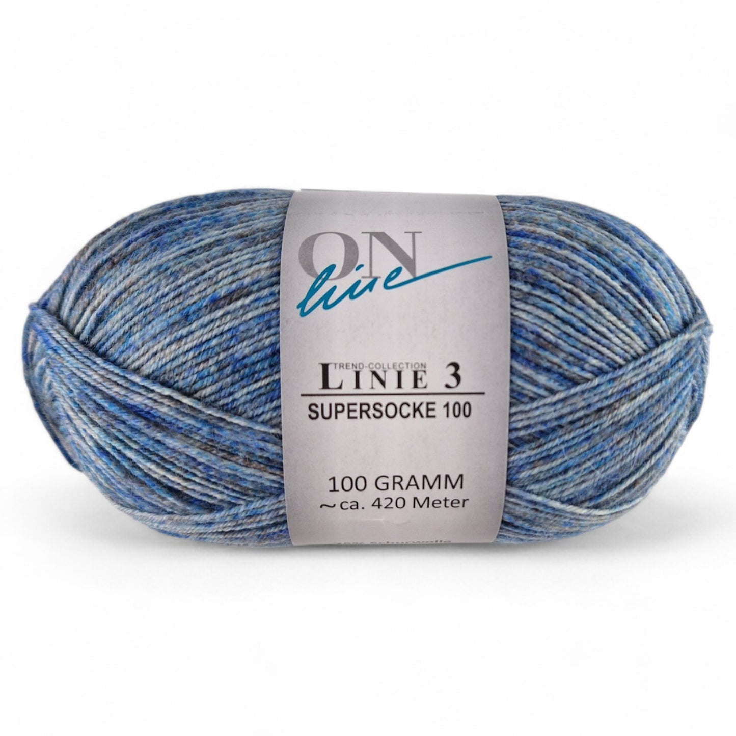 Supersocke 100 Linie 3 Color 4-fach von ONline