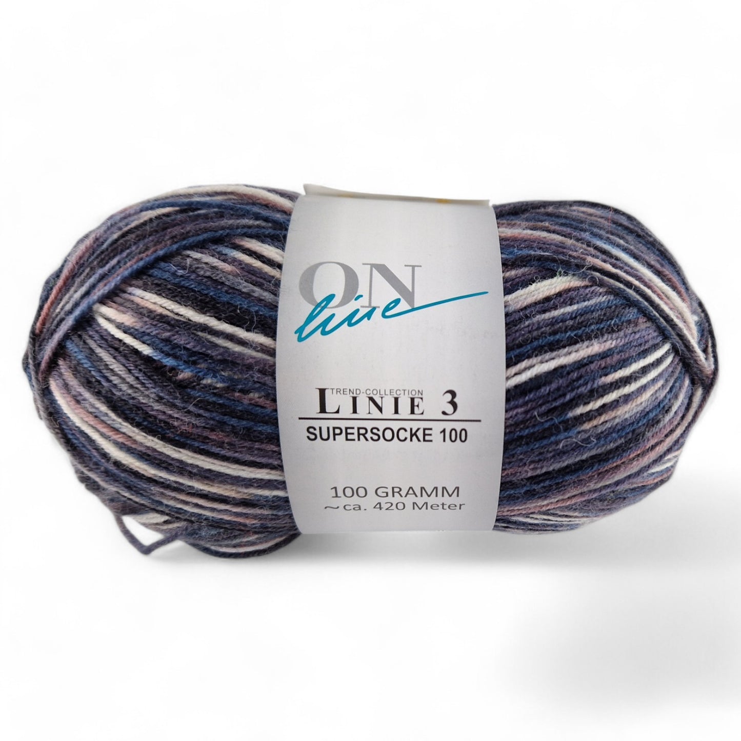 Supersocke 100 Linie 3 Color 4-fach von ONline