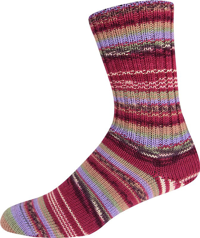 Supersocke Merino Extrafein Sort. 345 Color 4-fach von ONline