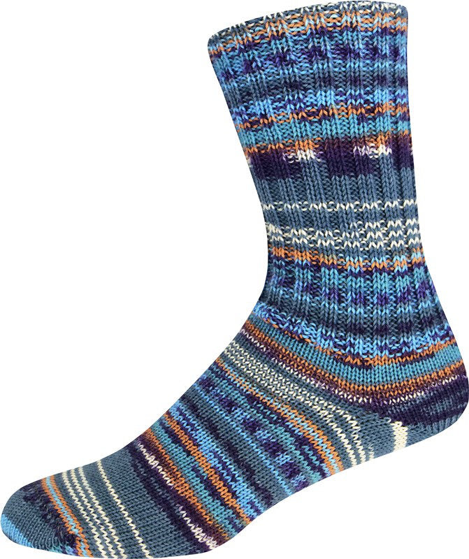 Supersocke Merino Extrafein Sort. 345 Color 4-fach von ONline