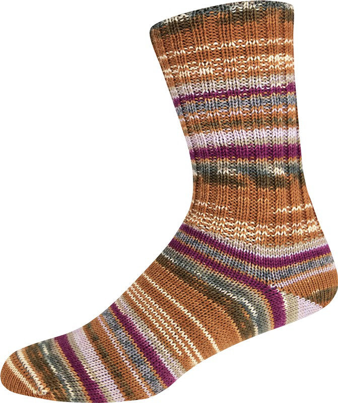 Supersocke Merino Extrafein Sort. 345 Color 4-fach von ONline