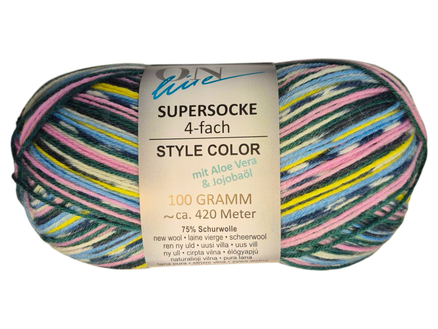 Supersocke Style Color Sort. 383 4-fach