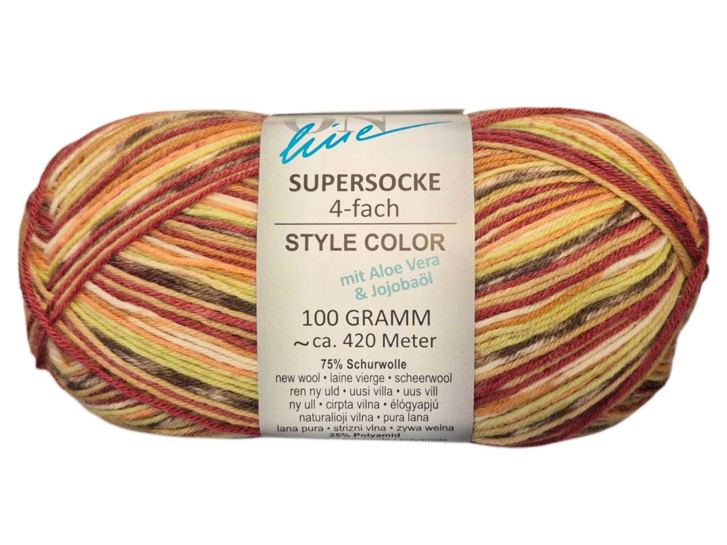 Supersocke Style Color Sort. 383 4-fach