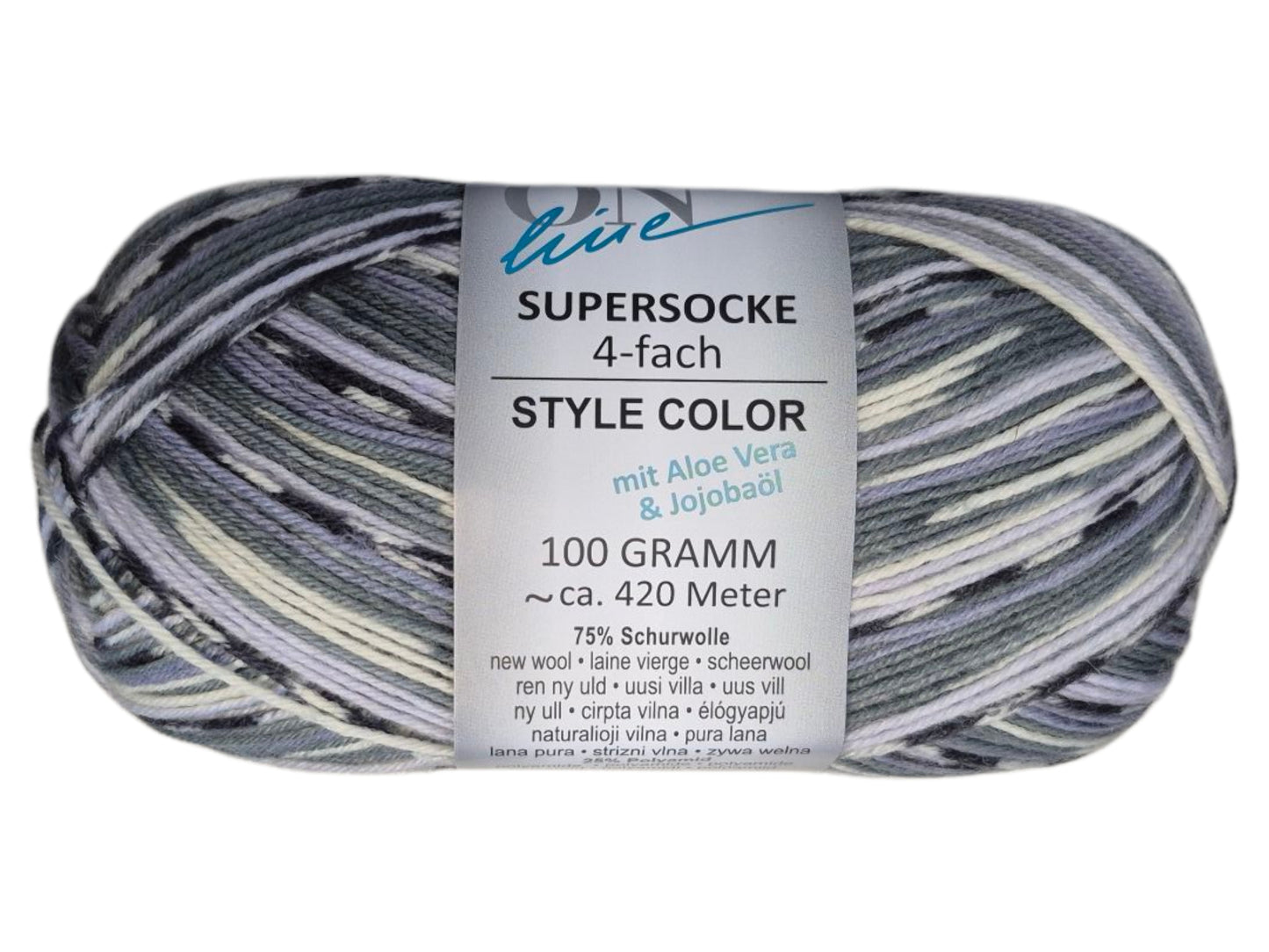 Supersocke Style Color Sort. 383 4-fach