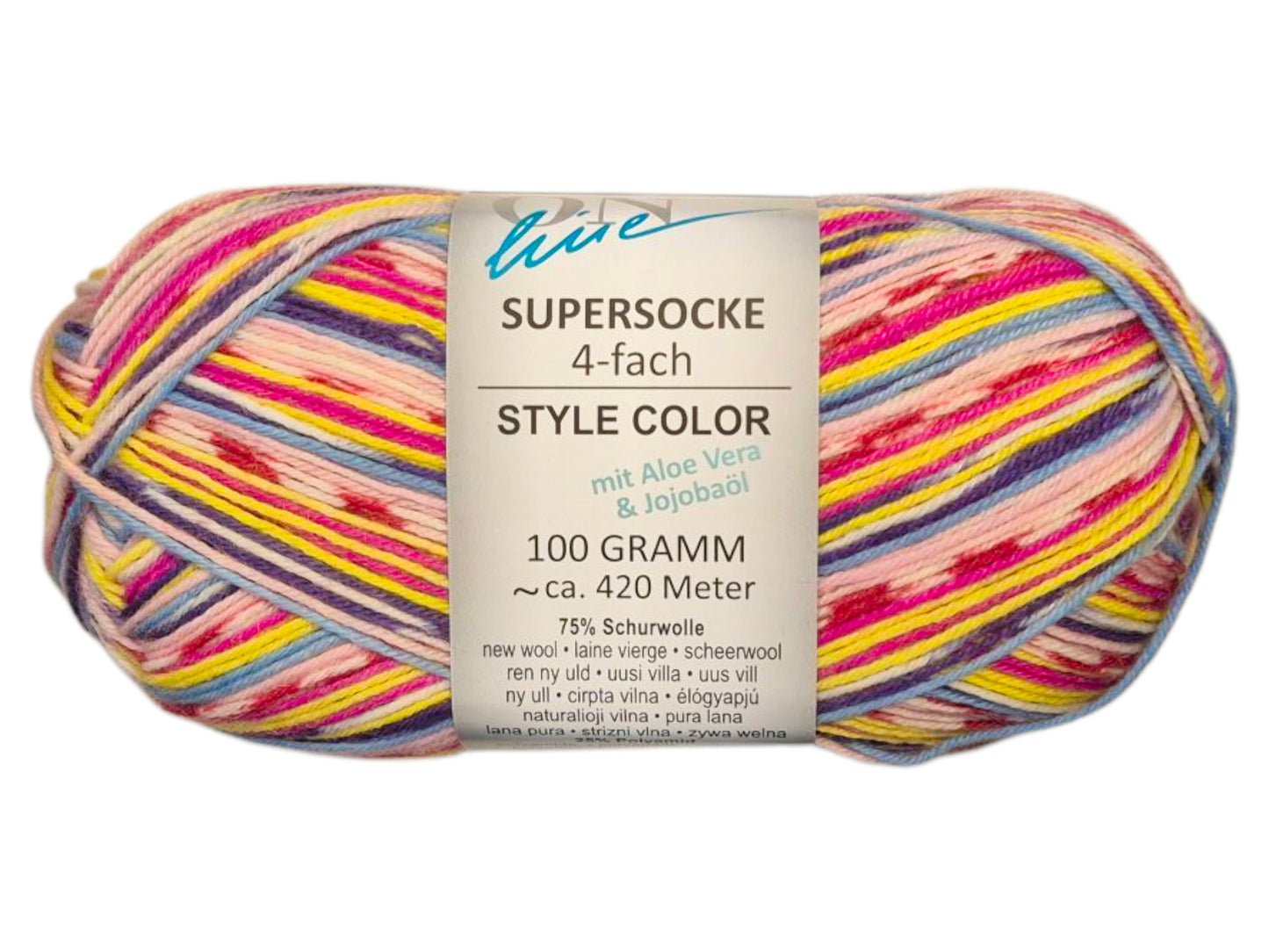 Supersocke Style Color Sort. 383 4-fach