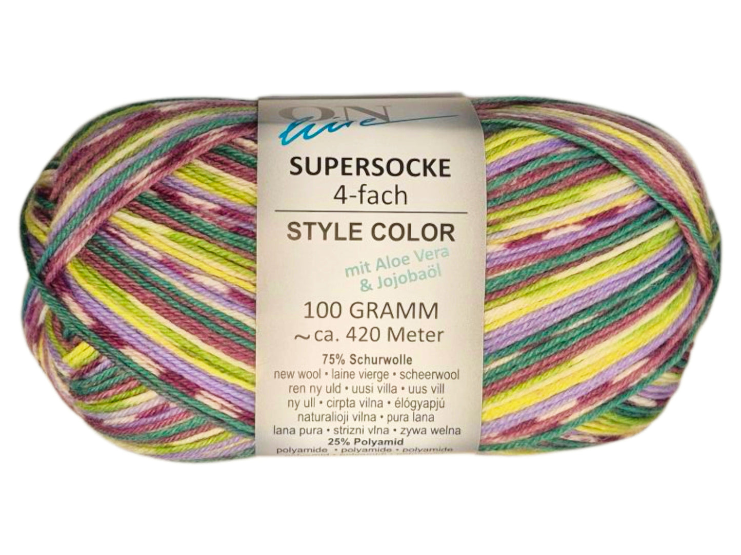 Supersocke Style Color Sort. 383 4-fach