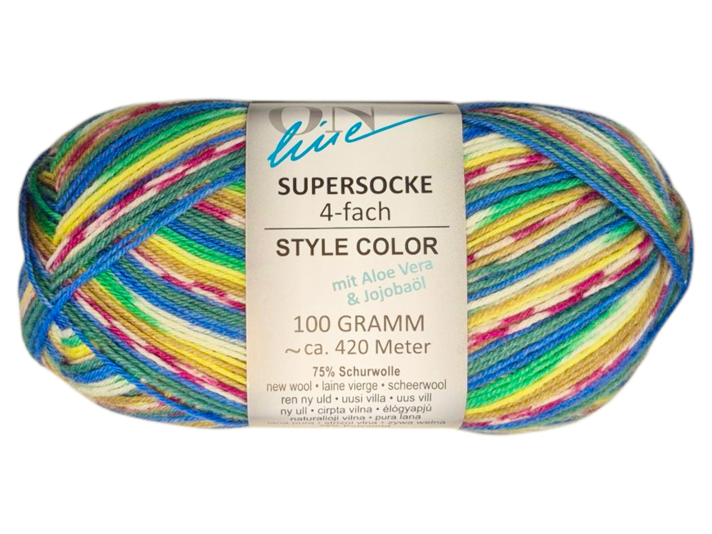 Supersocke Style Color Sort. 383 4-fach