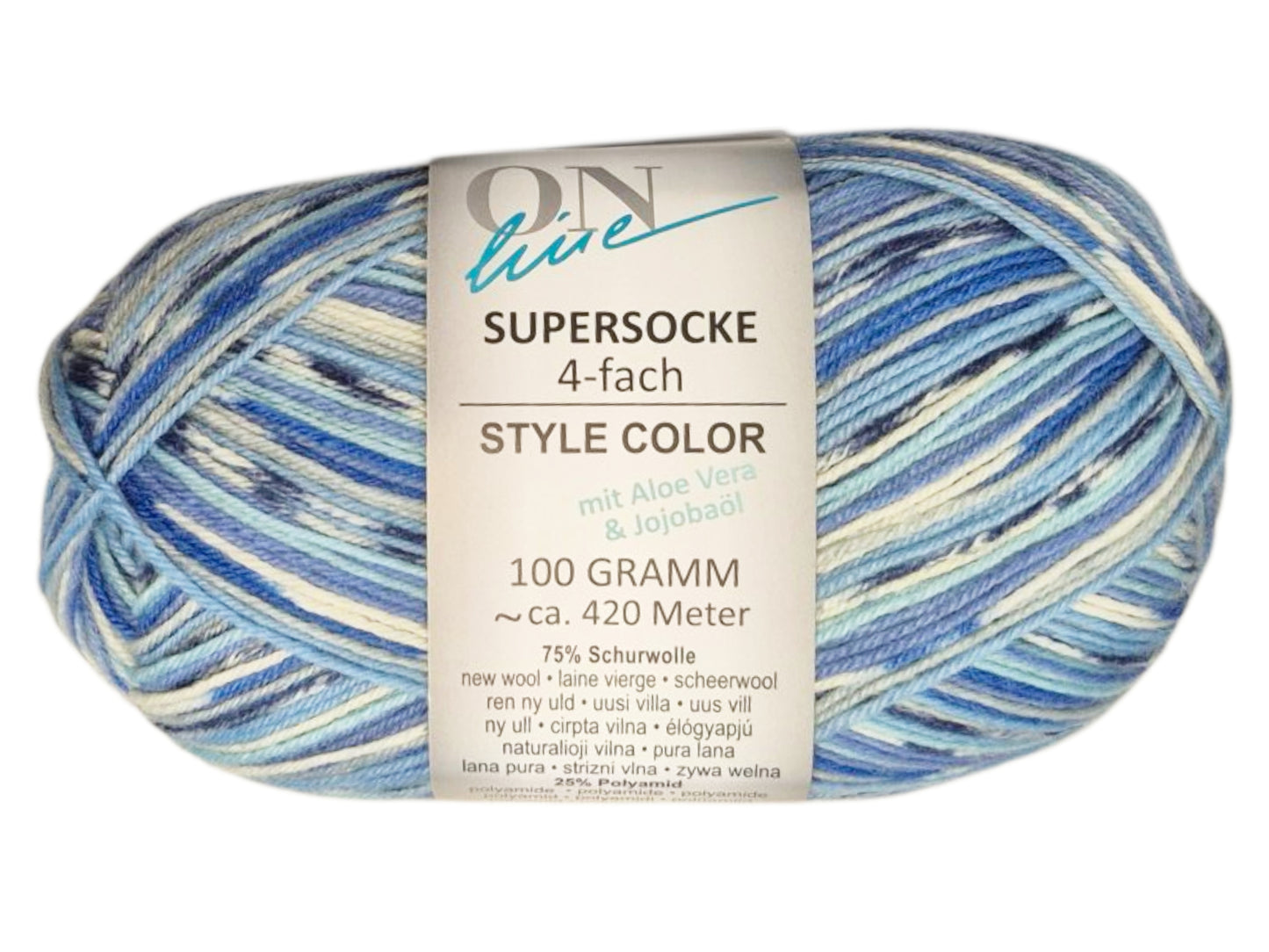 Supersocke Style Color Sort. 383 4-fach