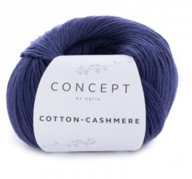 Materialpaket Originalwolle Shirt Vollmnd oder Halbmond | ohne Anleitung | Katia Cotton Cashmere
