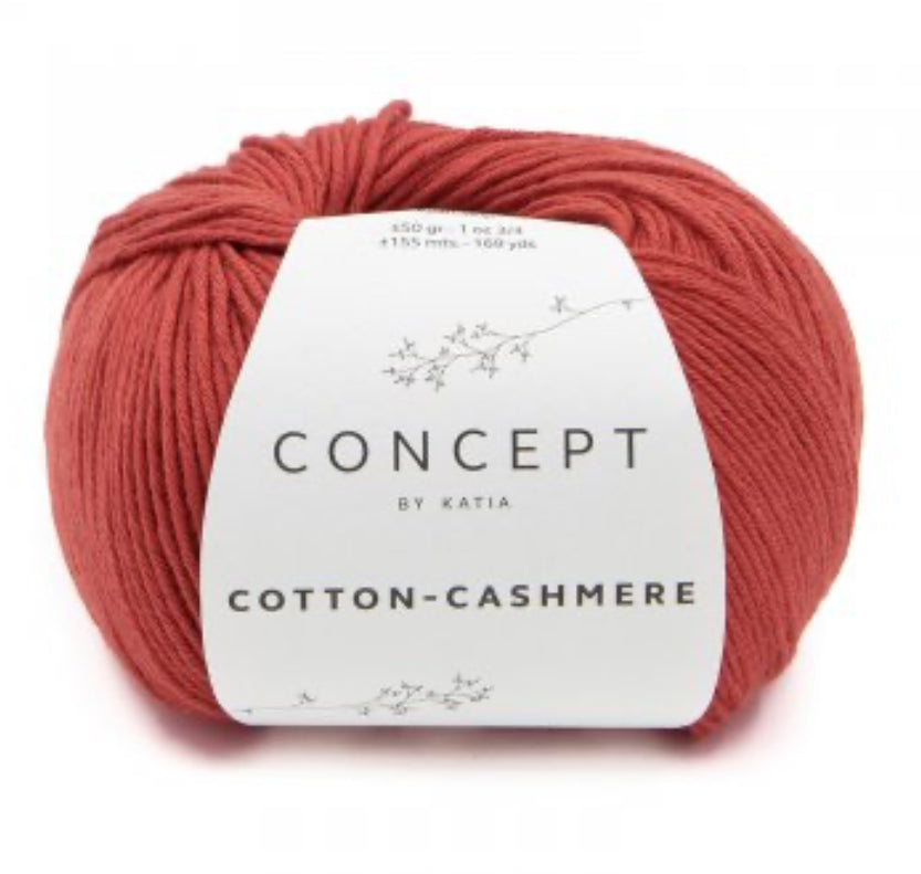 Materialpaket Originalwolle Shirt Vollmnd oder Halbmond | ohne Anleitung | Katia Cotton Cashmere