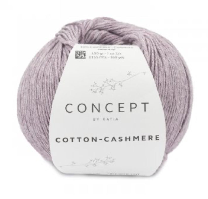 Materialpaket Originalwolle Shirt Vollmnd oder Halbmond | ohne Anleitung | Katia Cotton Cashmere