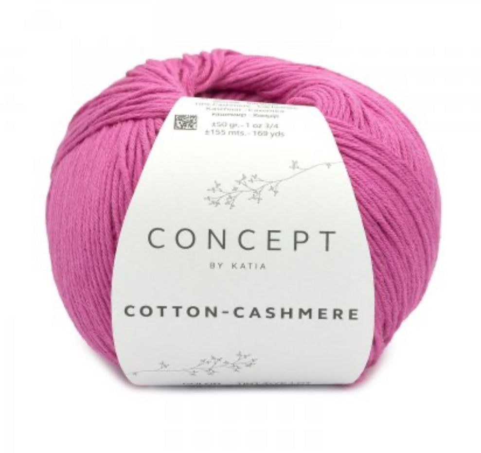Materialpaket Originalwolle Shirt Vollmnd oder Halbmond | ohne Anleitung | Katia Cotton Cashmere