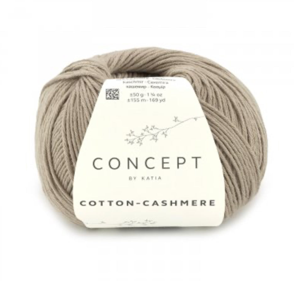 Materialpaket Originalwolle Shirt Vollmnd oder Halbmond | ohne Anleitung | Katia Cotton Cashmere