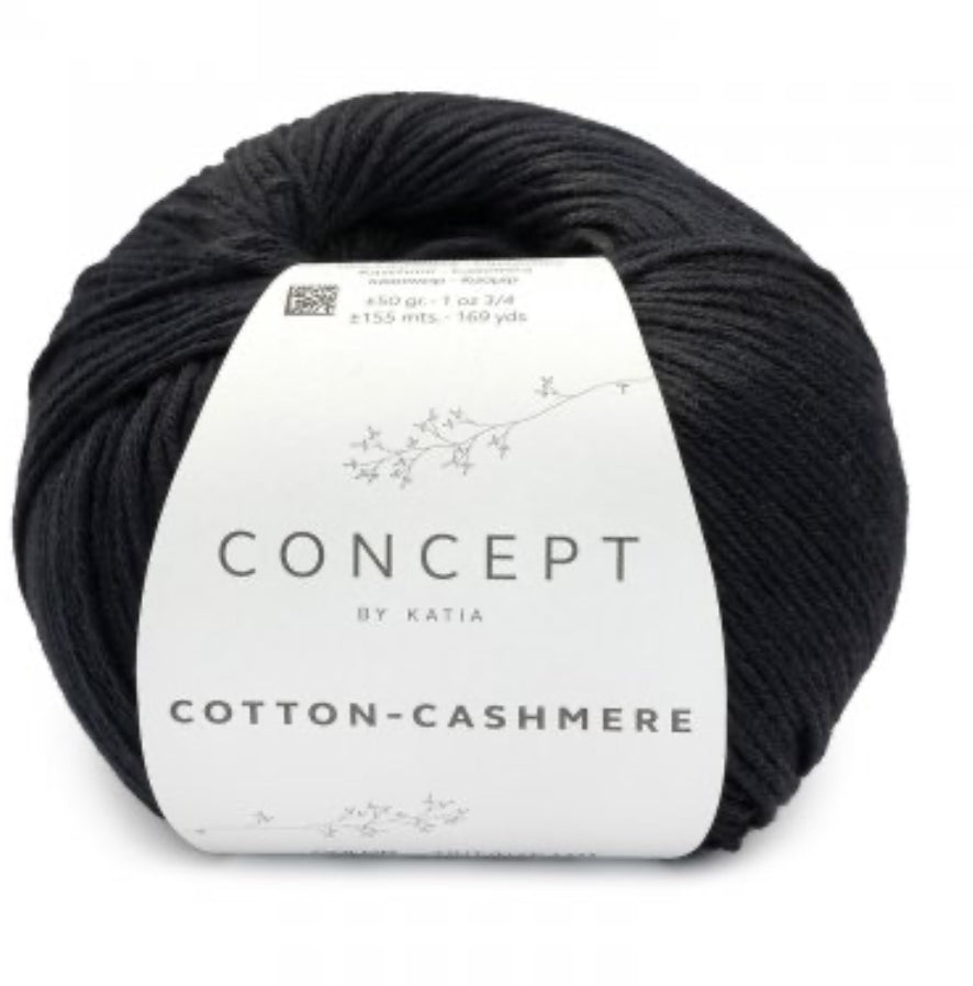 Materialpaket Originalwolle Shirt Vollmnd oder Halbmond | ohne Anleitung | Katia Cotton Cashmere