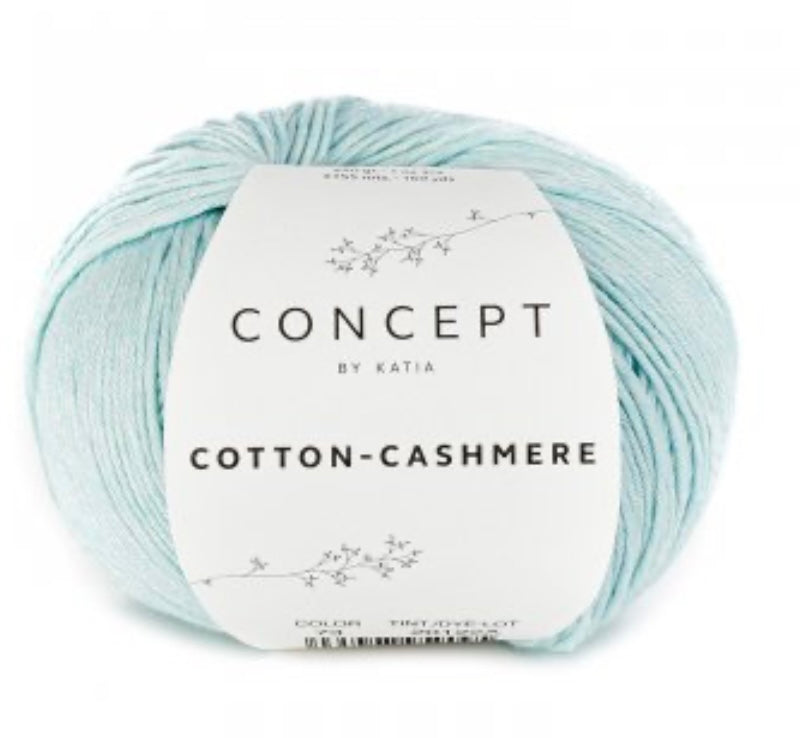 Materialpaket Originalwolle Shirt Vollmnd oder Halbmond | ohne Anleitung | Katia Cotton Cashmere