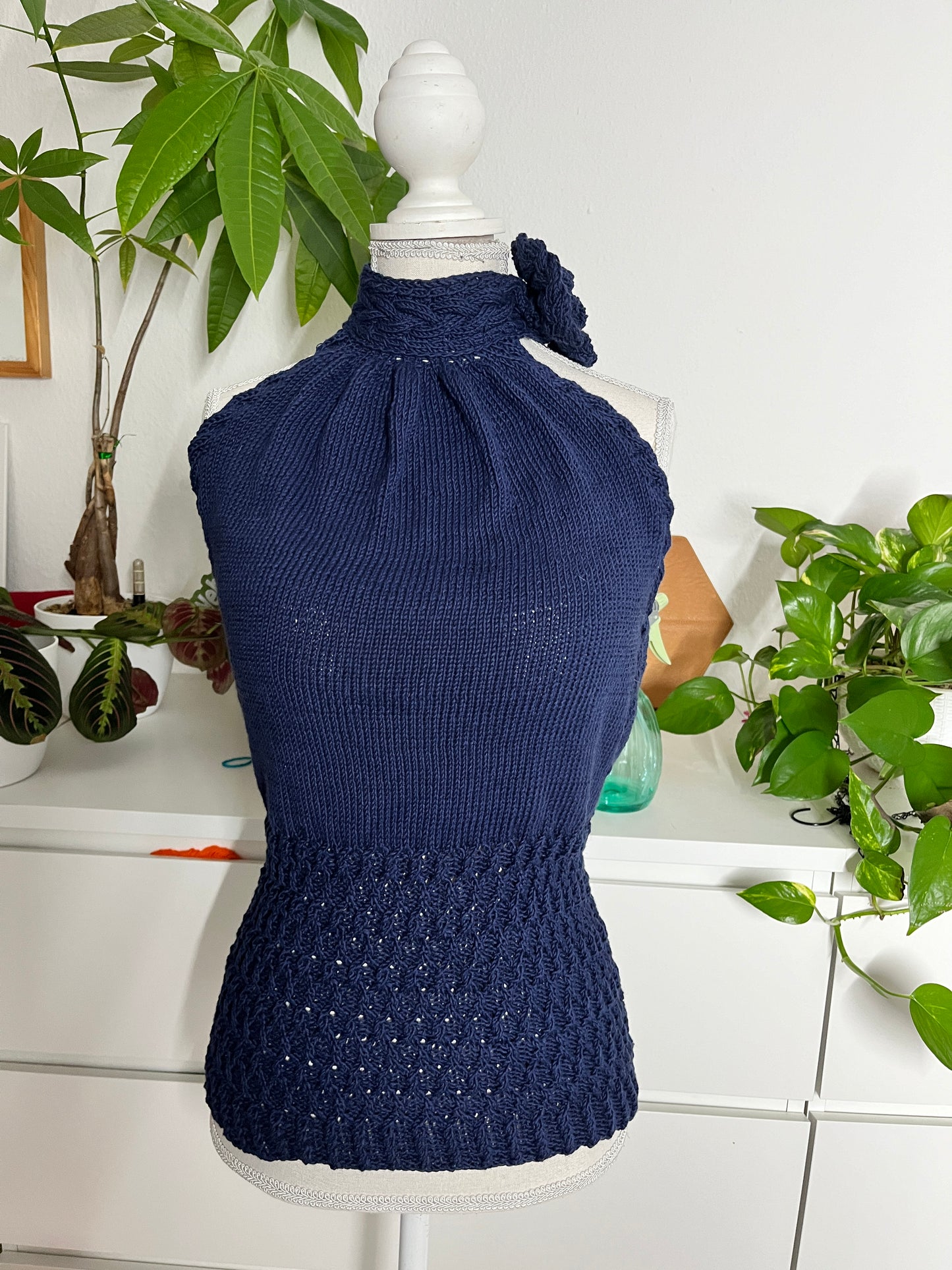Halbmond Damenshirt | Einzelanleitung | Stricken | Sylvie Rasch