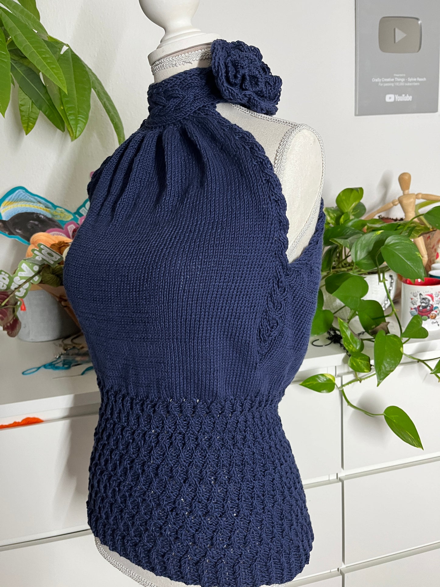 Halbmond Damenshirt | Einzelanleitung | Stricken | Sylvie Rasch