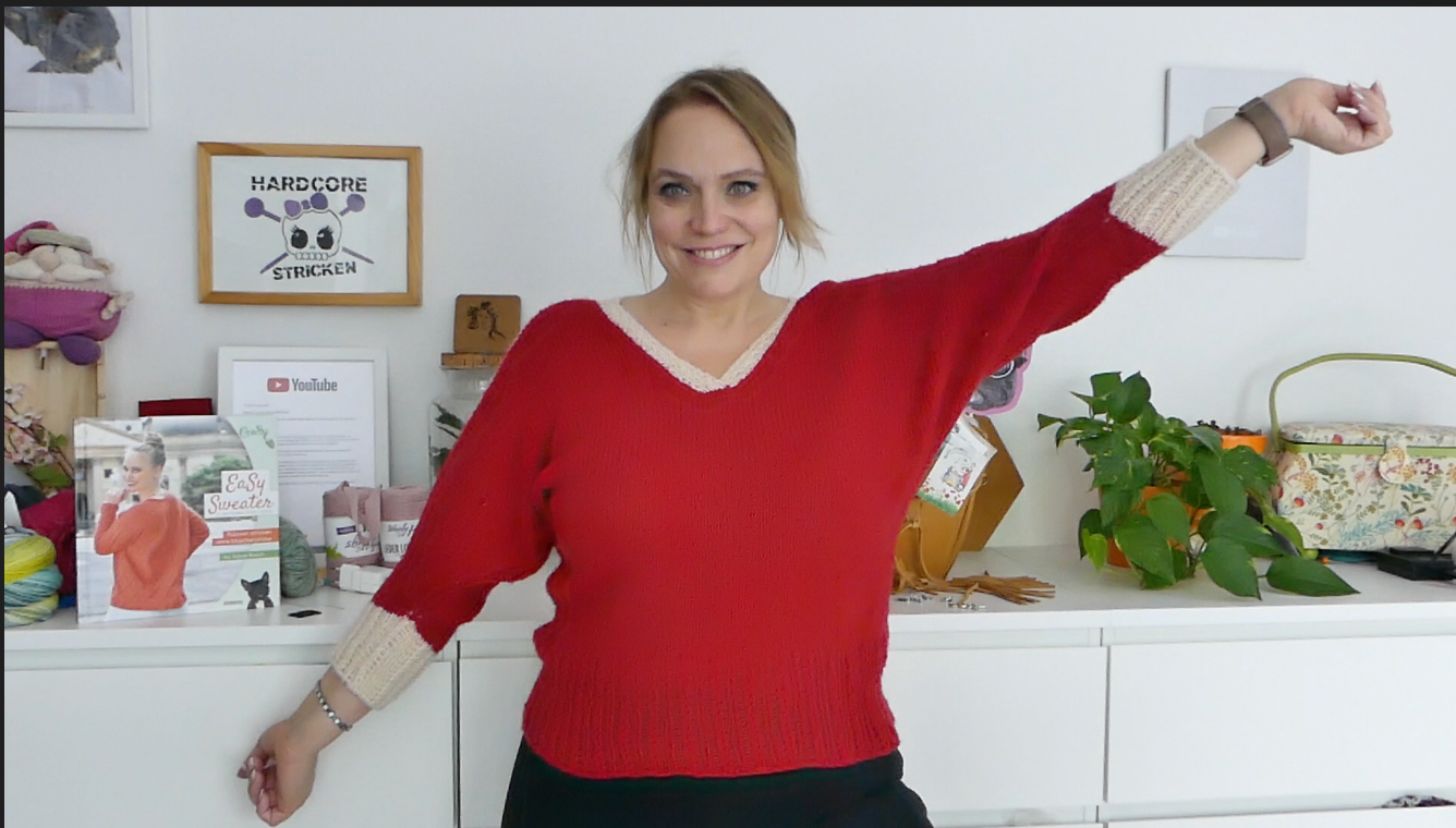 Fledermaus Pullover Teufelchen | Einzelanleitung | Stricken | Sylvie Rasch