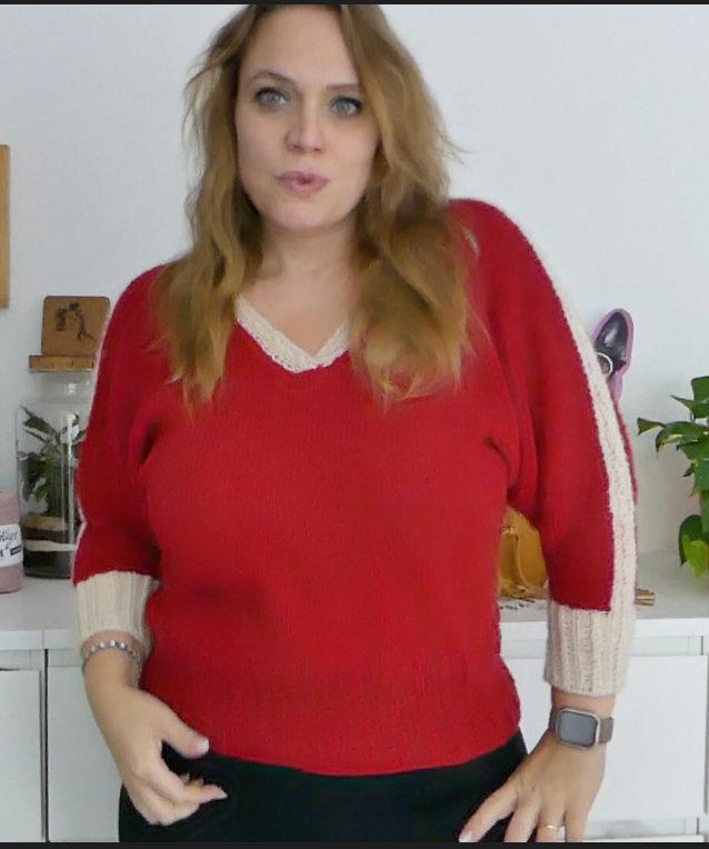 Fledermaus Pullover Teufelchen | Einzelanleitung | Stricken | Sylvie Rasch