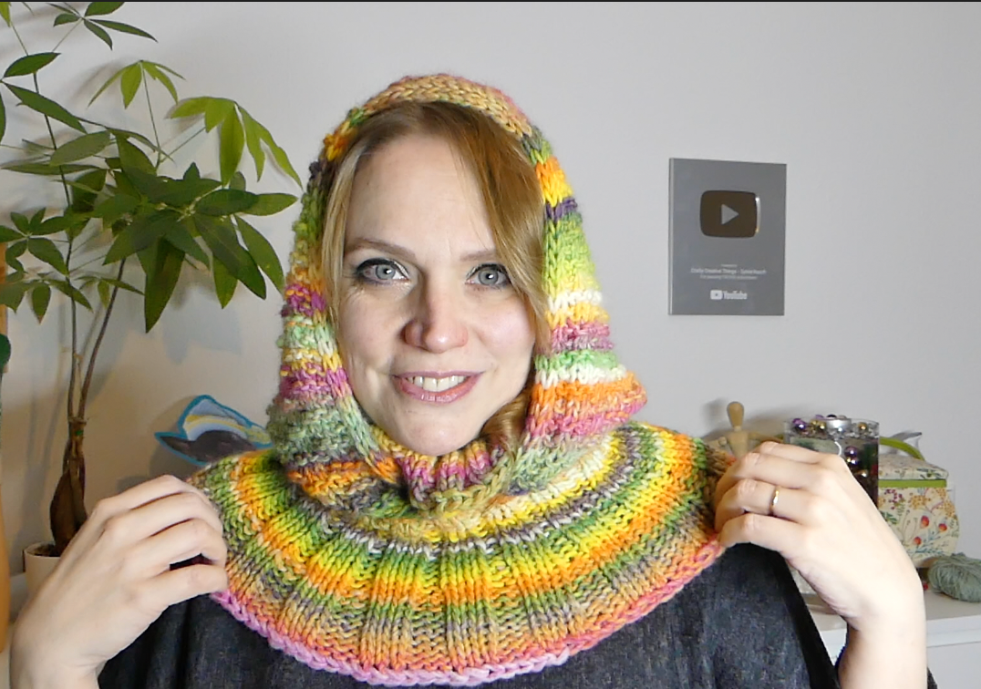 Kapuzenschal Bonny und Clyde | Anleitung | Stricken | Sylvie Rasch