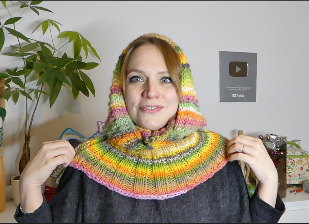 Kapuzenschal Bonny und Clyde | Anleitung | Stricken | Sylvie Rasch