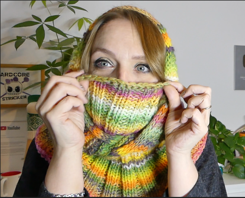Kapuzenschal Bonny und Clyde | Anleitung | Stricken | Sylvie Rasch
