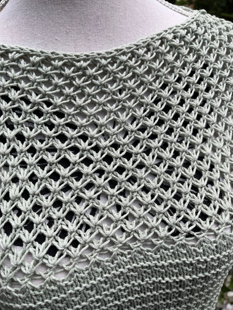 Sommershirt Blättermädchen | Einzelanleitung | Stricken | Sylvie Rasch