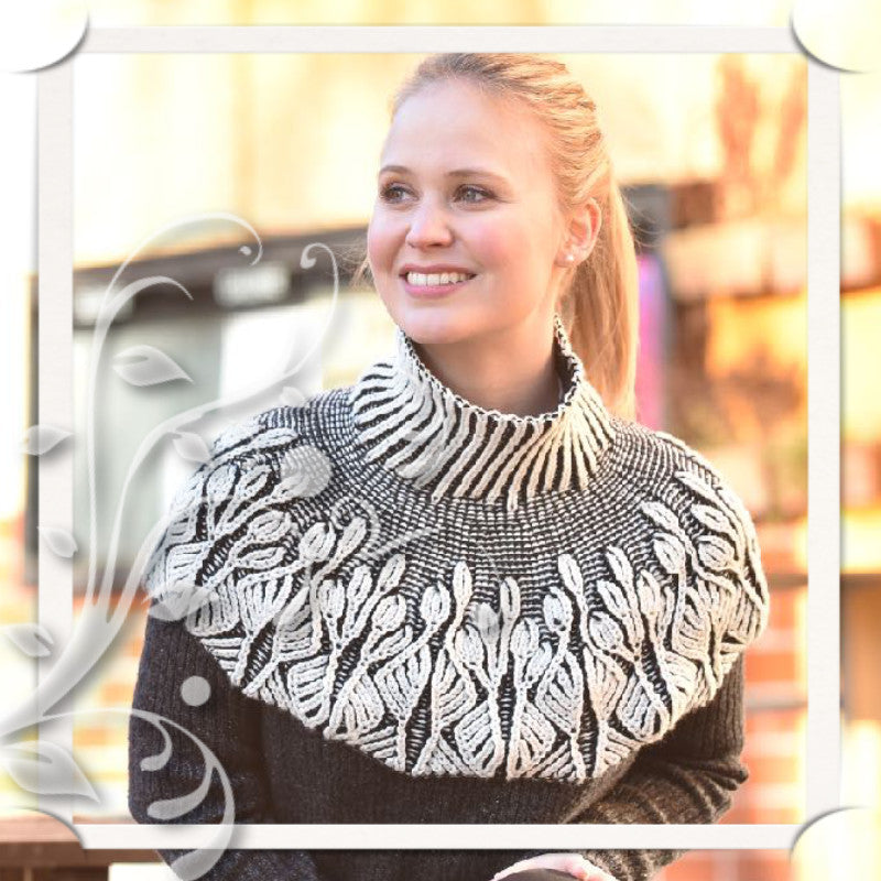 Kurzponcho Brioche | Einzelanleitung | | Sylvie Rasch