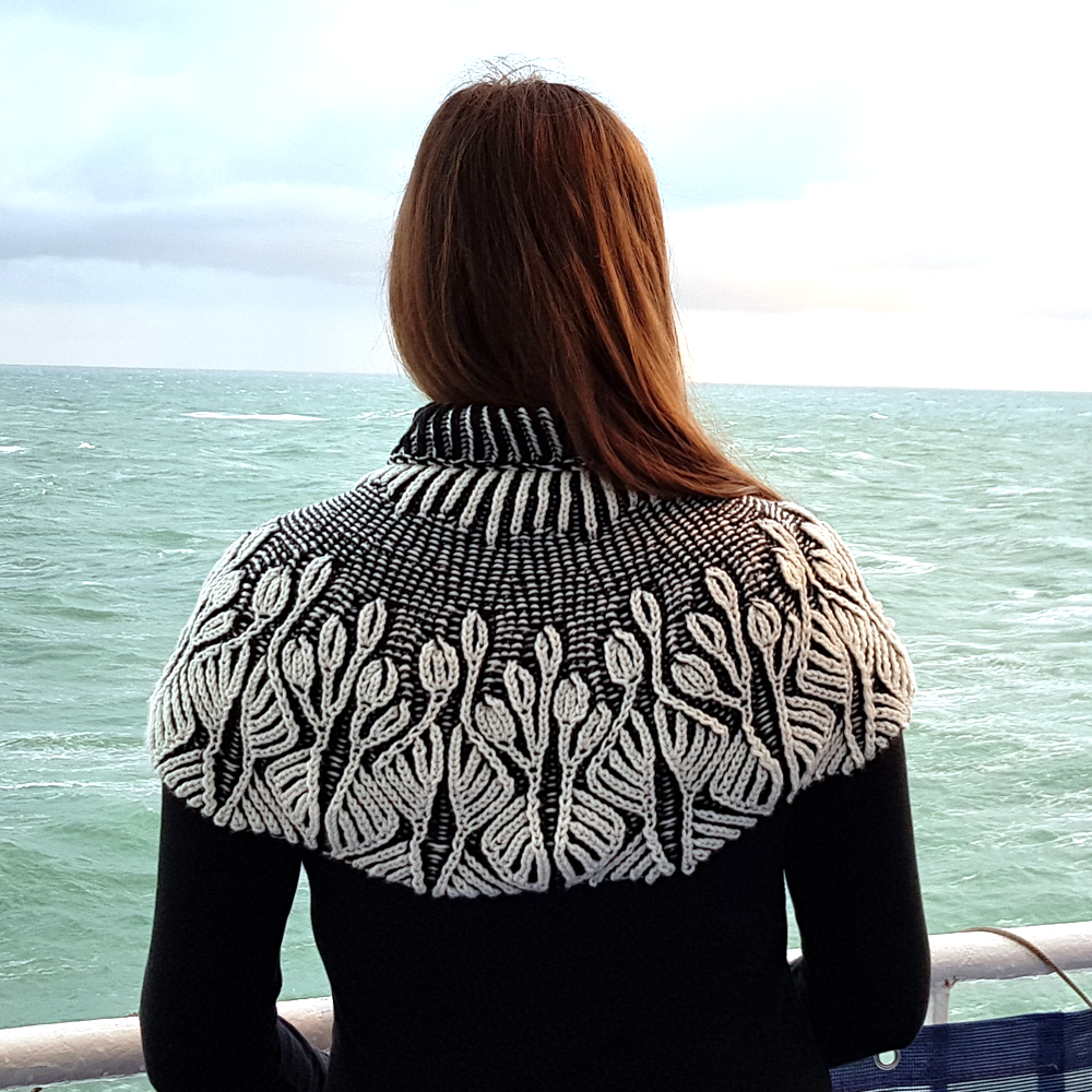 Kurzponcho Brioche | Einzelanleitung | | Sylvie Rasch