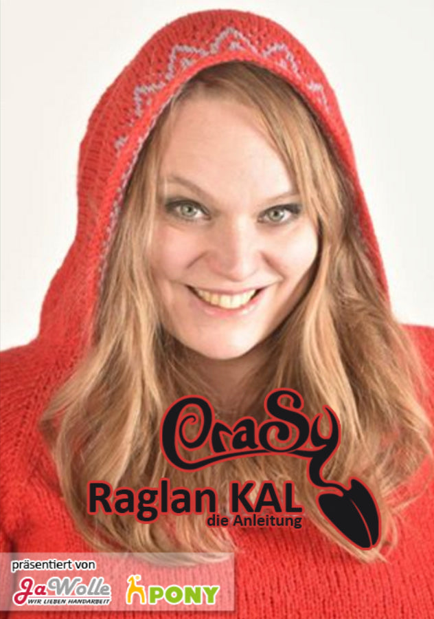 Raglan-Kapuzenpulli Rotkäppchen | Einzelanleitung | Stricken | Sylvie Rasch