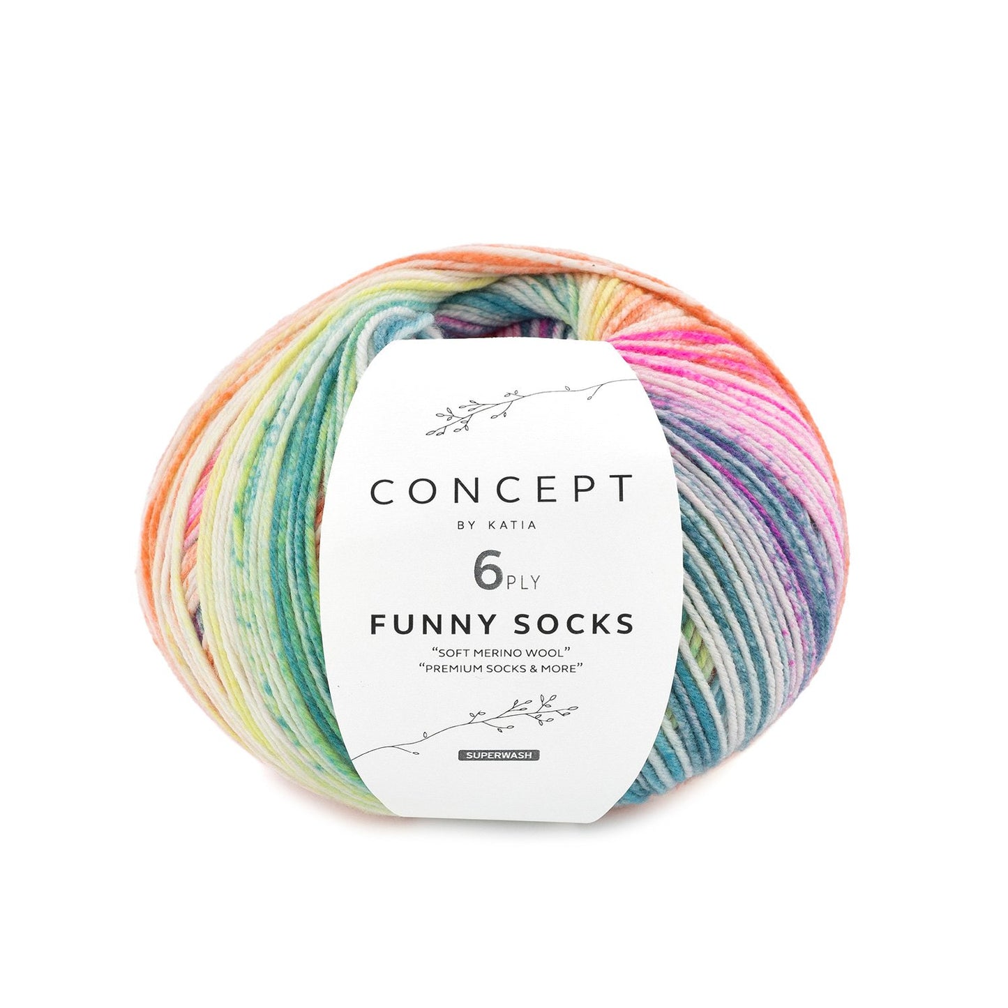 Funny Socks|Katia Garne|Katia Concept|für Socken|Pullover|Tücher|Westen