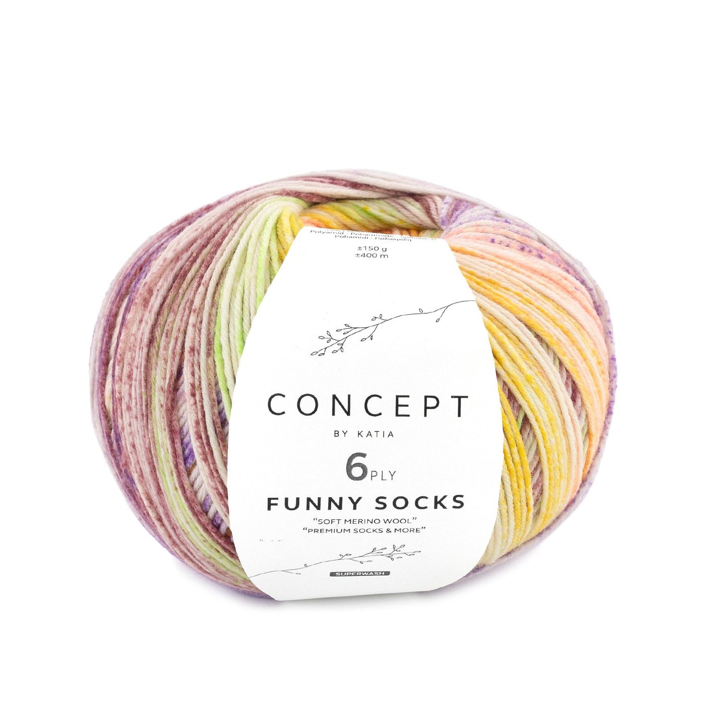 Funny Socks|Katia Garne|Katia Concept|für Socken|Pullover|Tücher|Westen