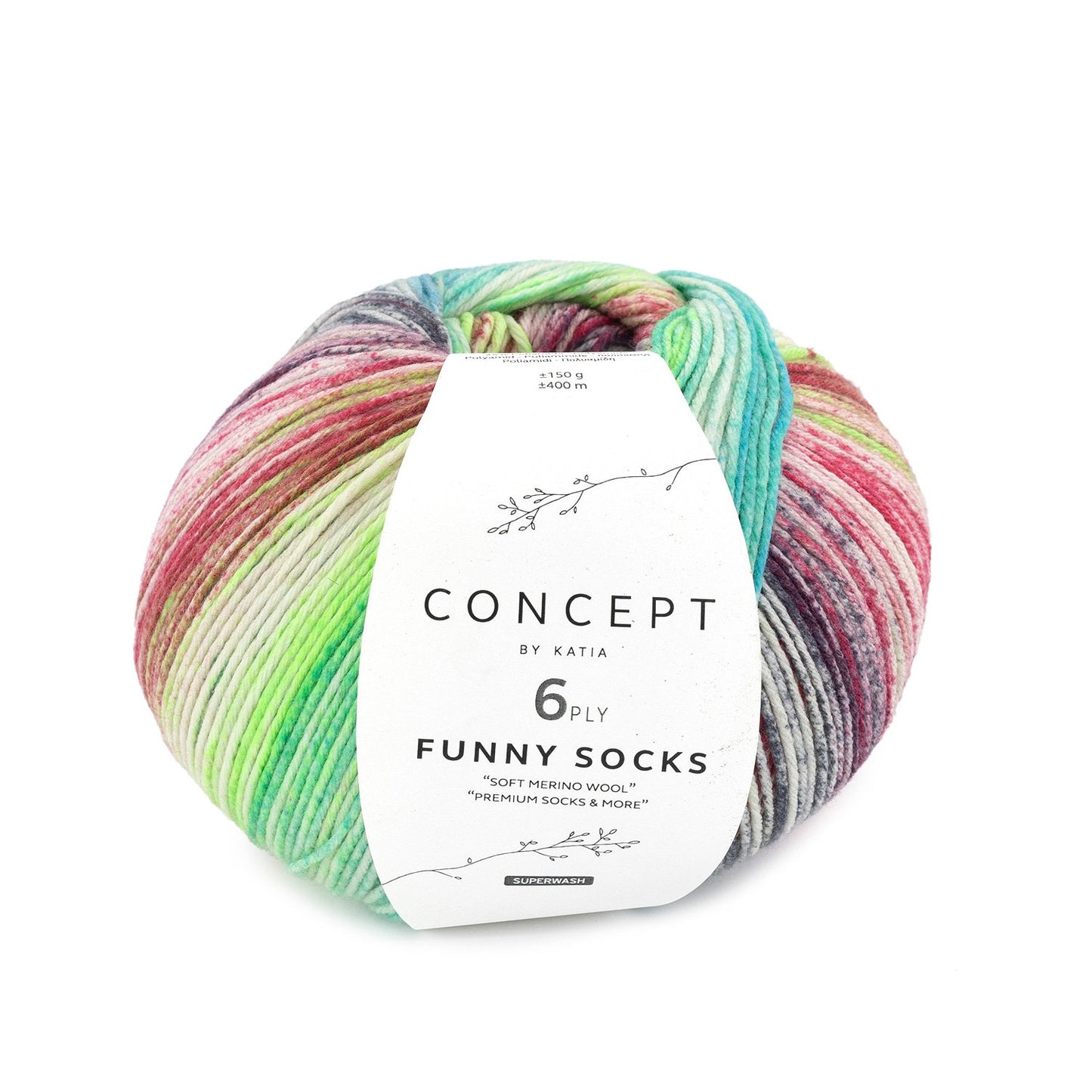 Funny Socks|Katia Garne|Katia Concept|für Socken|Pullover|Tücher|Westen