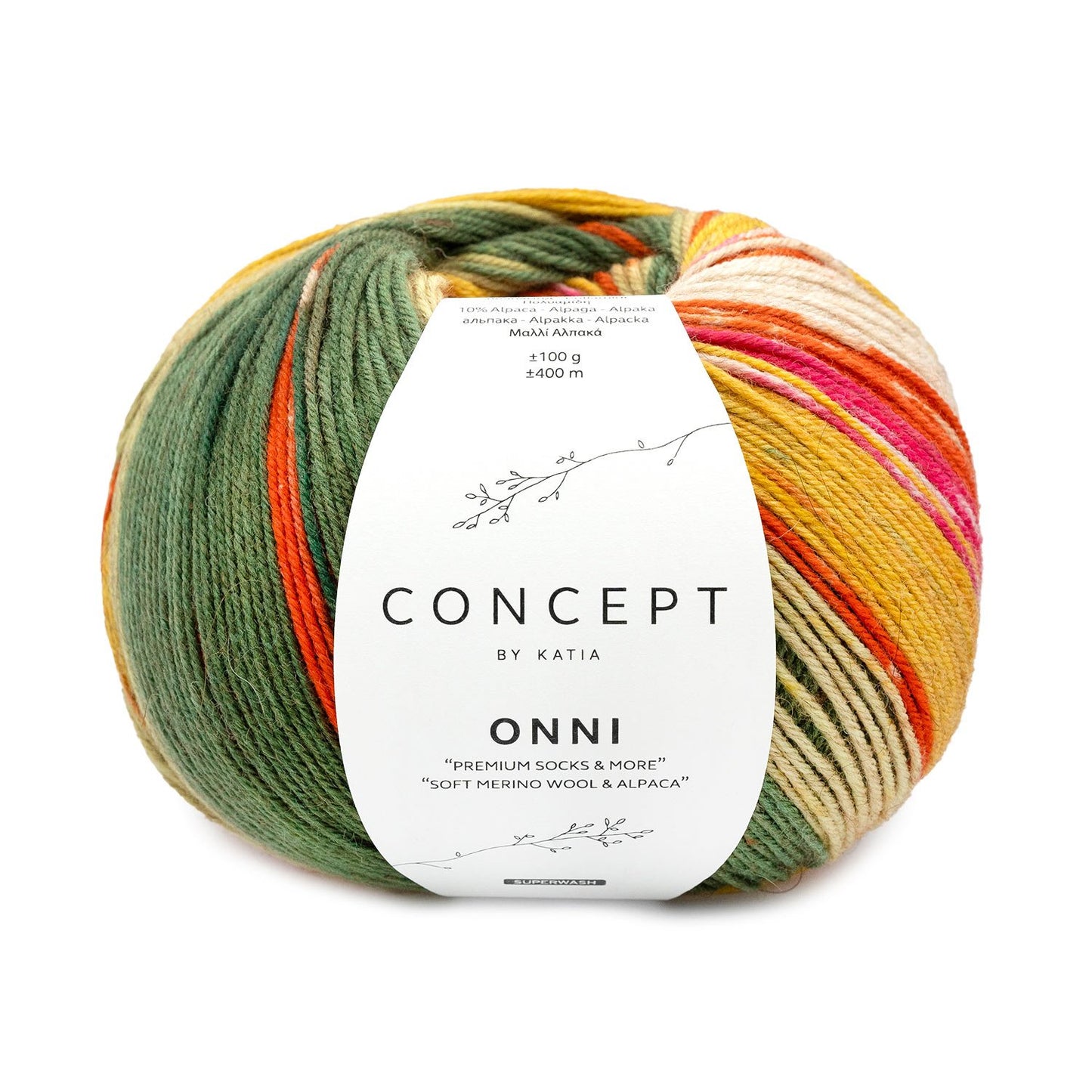 Onni Socks|Katia Garne|Katia Concept|für Socken|Pullover|Tücher|Westen
