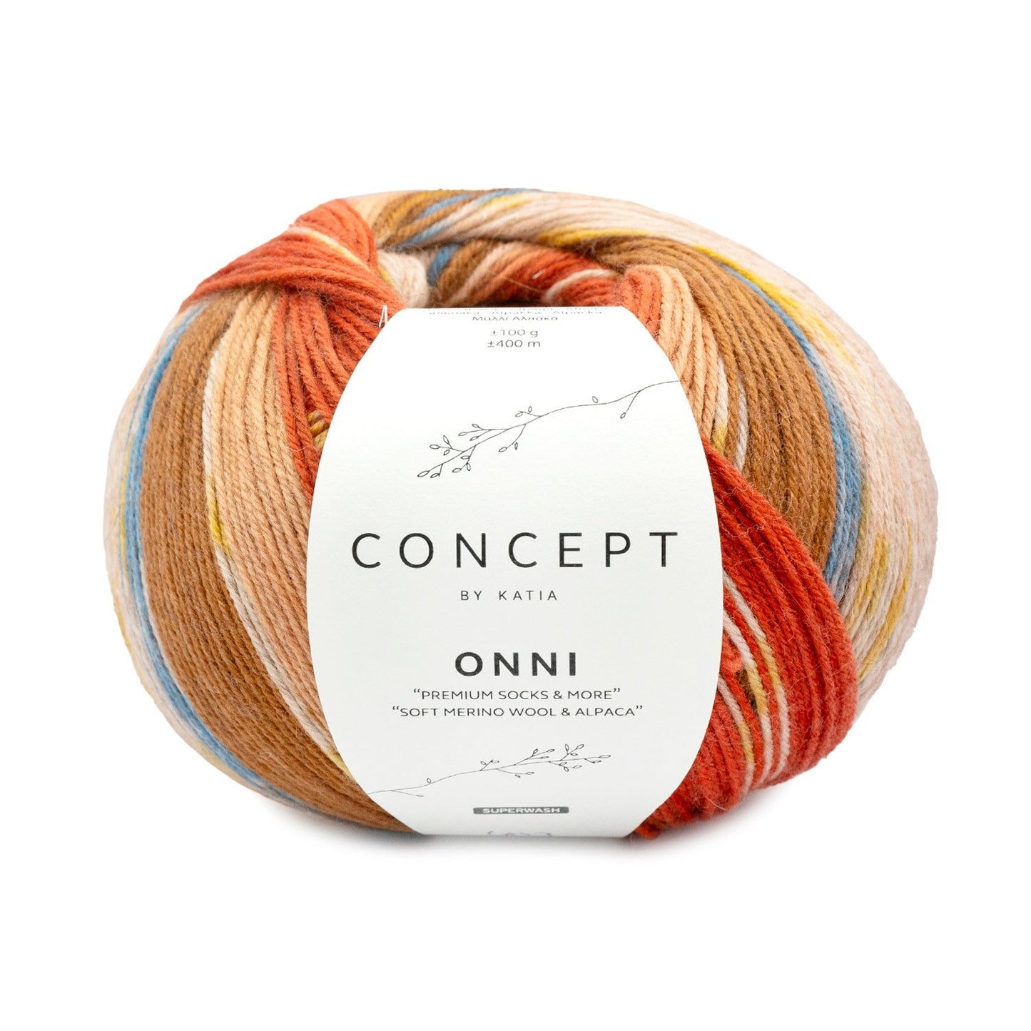 Onni Socks|Katia Garne|Katia Concept|für Socken|Pullover|Tücher|Westen