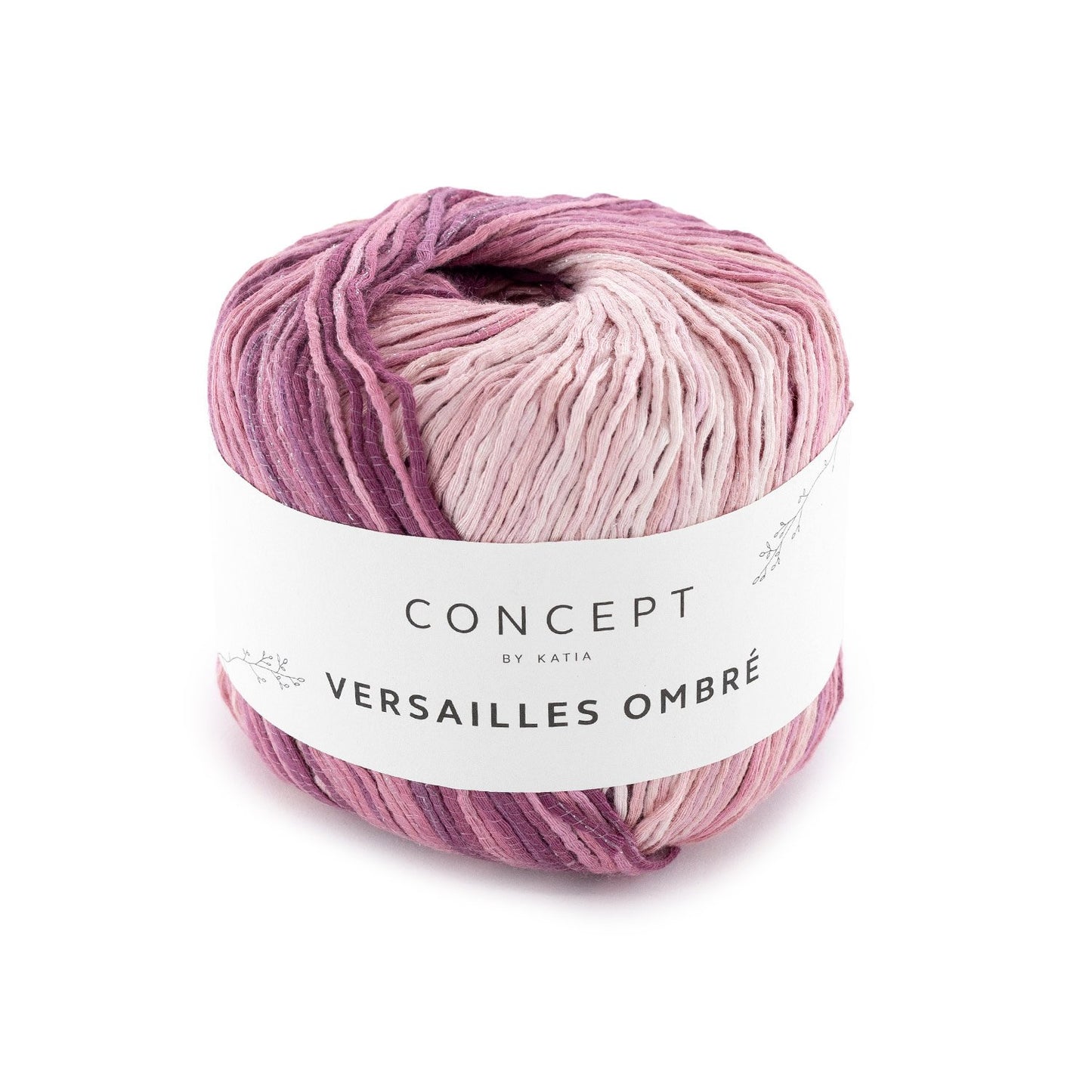 Materialpaket Shirt Löchrick ohne Anleitung - Originalwolle Versailles Ombre von Katia