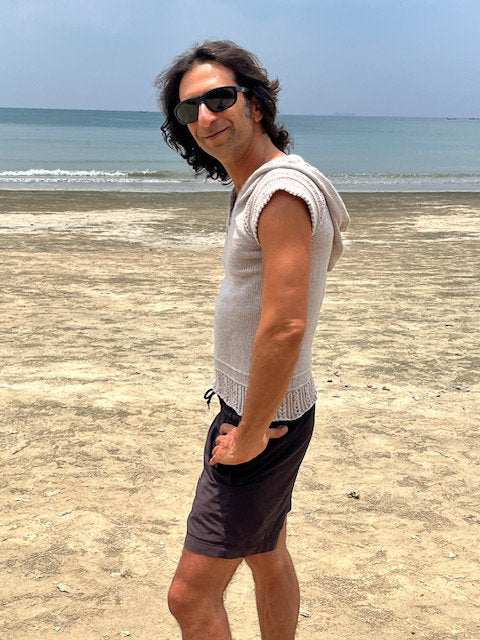 Vollmond Shirt mit Kapuze (Unisex) | Anleitung | Stricken | Sylvie Rasch