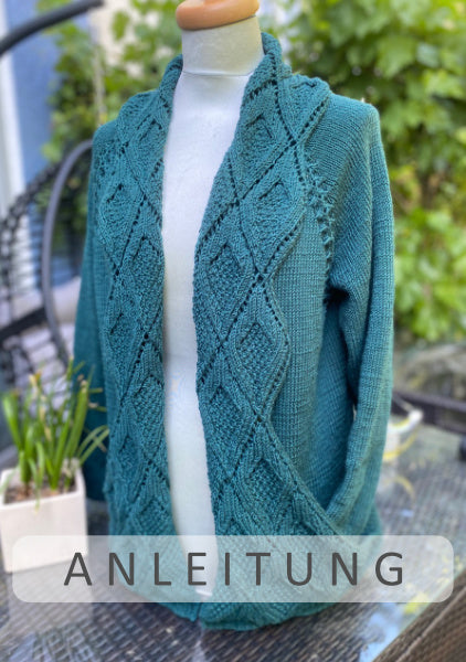 Strickjacke Wrapper | Einzelanleitung | Stricken | Sylvie Rasch