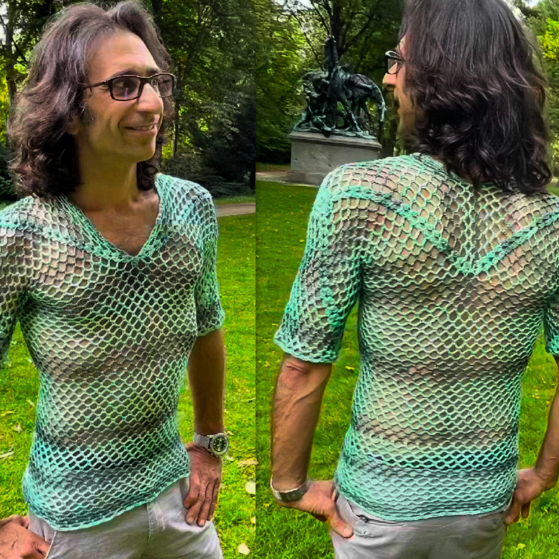 LöchRick Häkelshirt (Unisex) | Anleitung | Häkeln | Sylvie Rasch