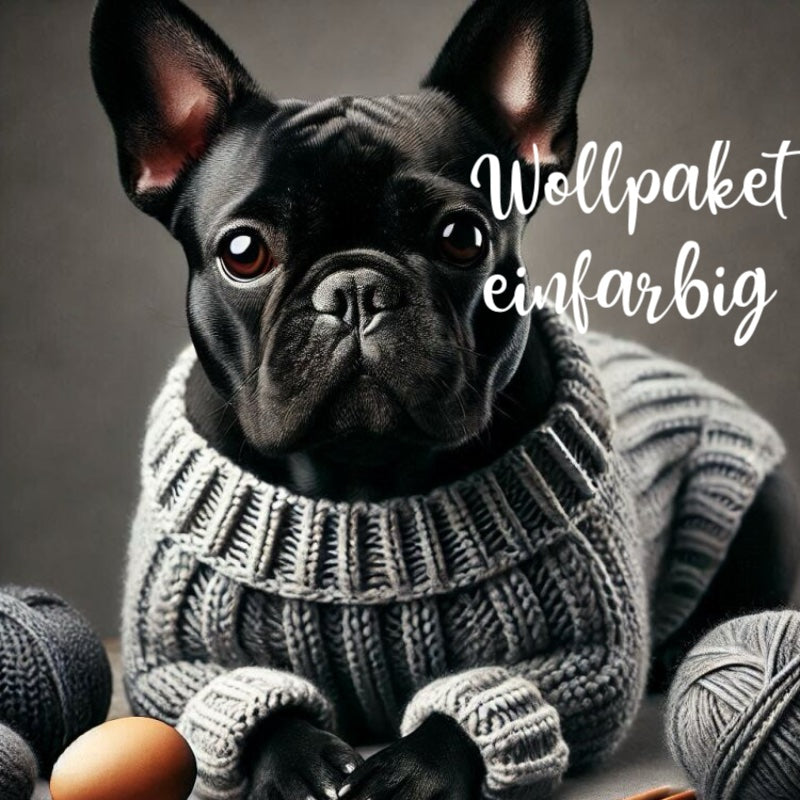 Wollpaket Troyer Pullover "MaveRick" ohne Anleitung|einfarbig|Wolle|Merino 120|Austermann|