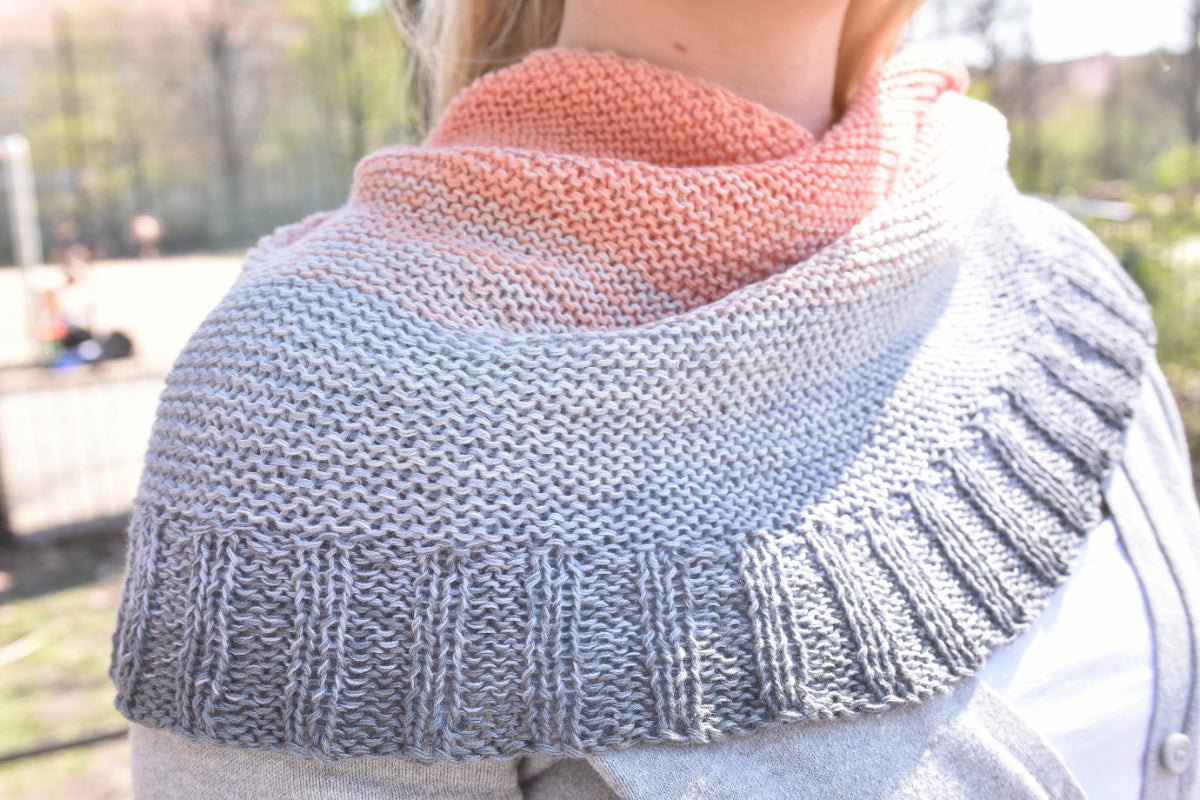 Das einfachste Halbmondtuch | Einzelanleitung | Stricken | Sylvie Rasch