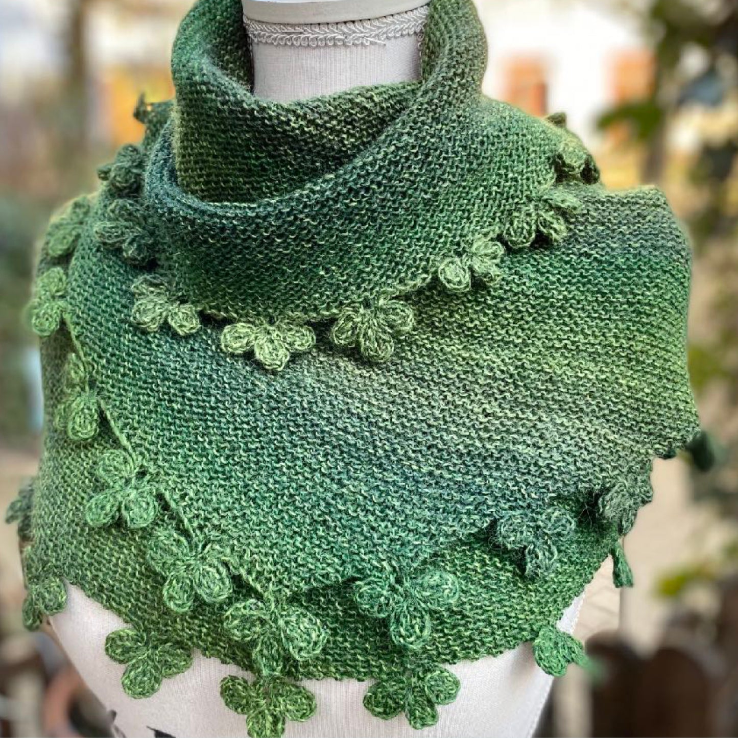 Tuch St Patrick | Einzelanleitung | Stricken | Sylvie Rasch