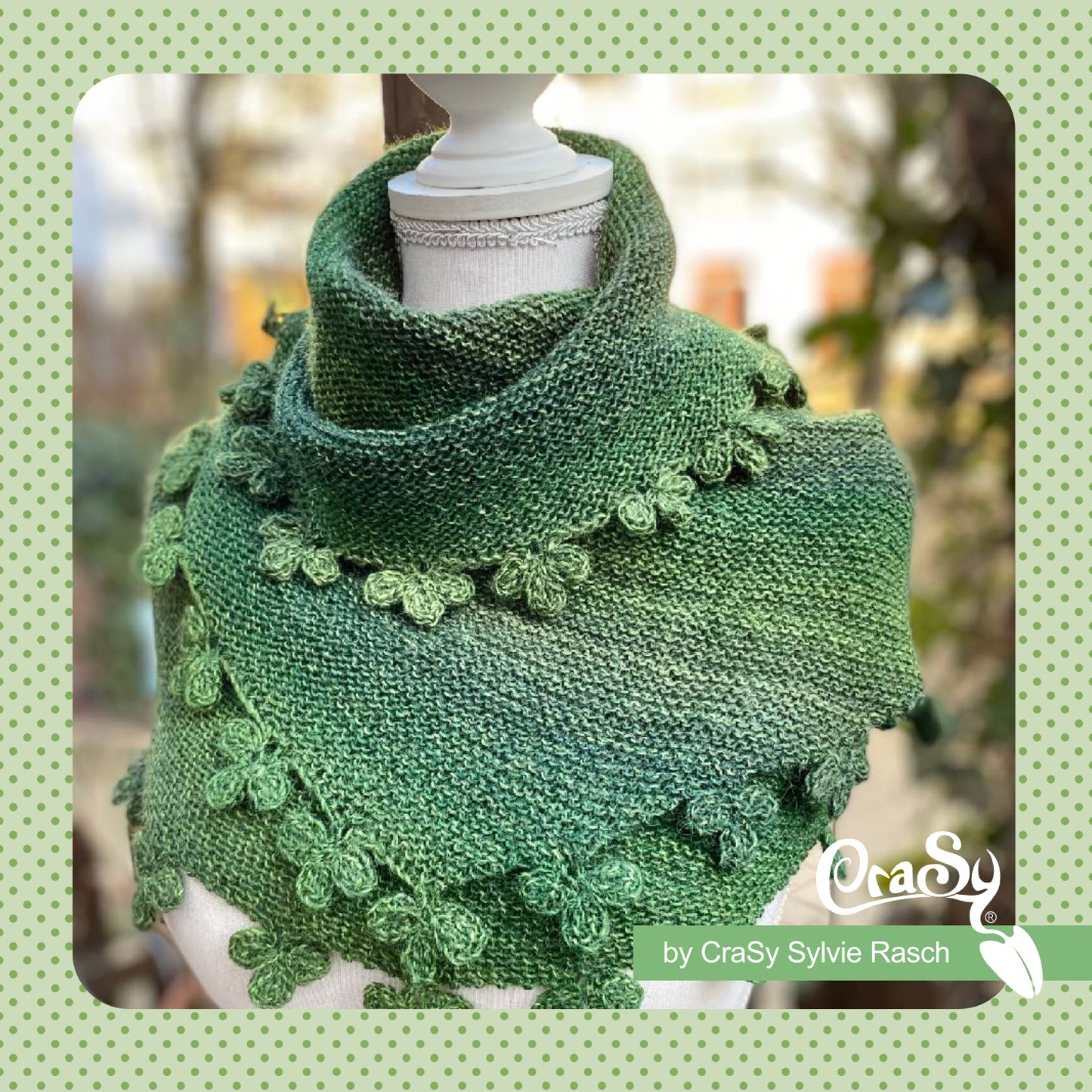 Tuch St Patrick | Einzelanleitung | Stricken | Sylvie Rasch