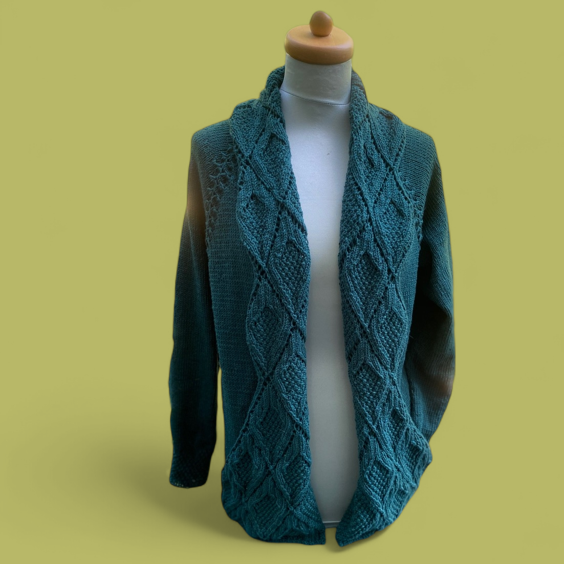 Strickjacke Wrapper | Einzelanleitung | Stricken | Sylvie Rasch