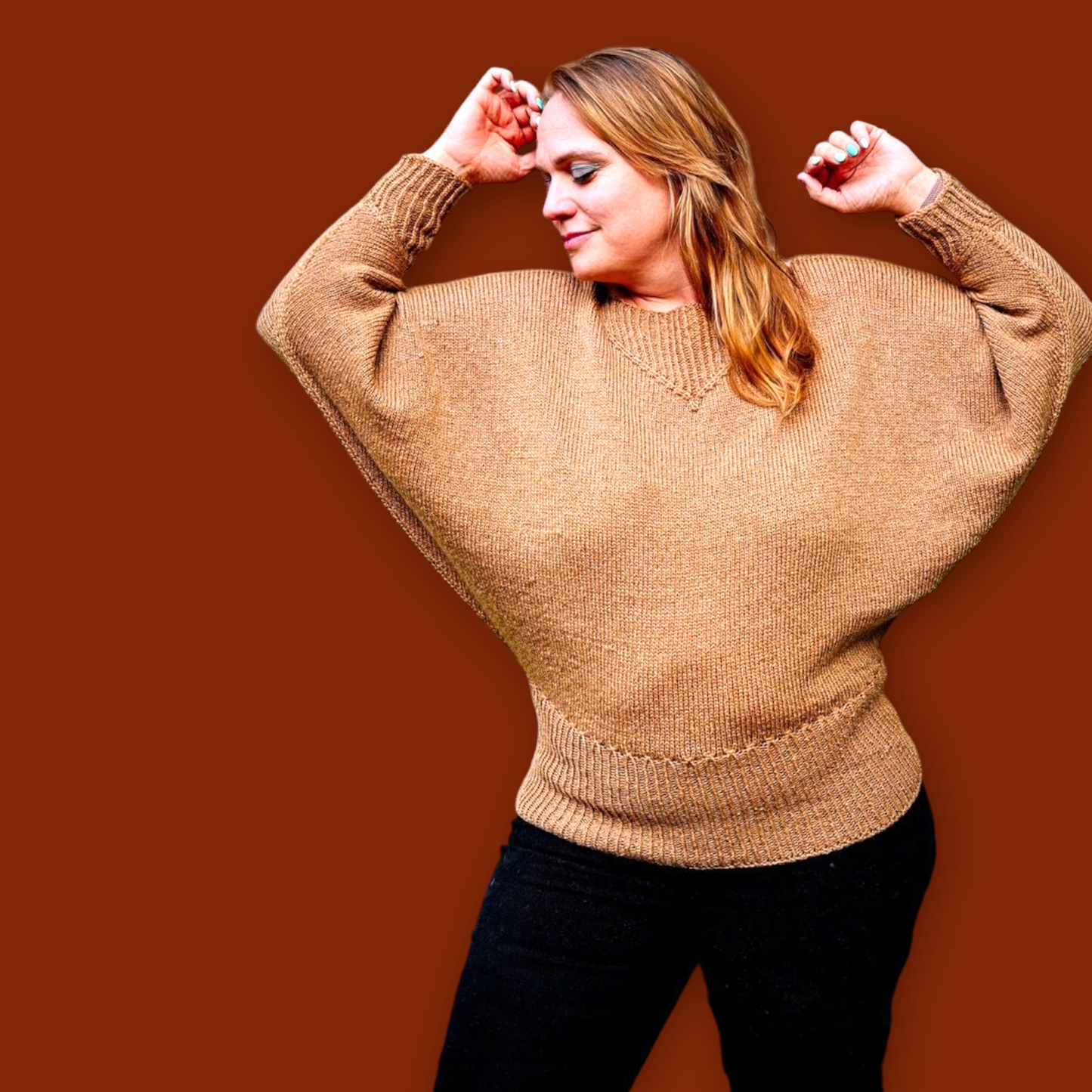 Fledermaus Pullover Engelchen | Einzelanleitung | Stricken | Sylvie Rasch