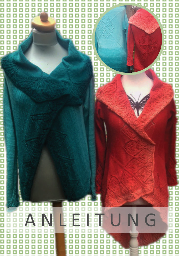 Jacke Quadratur des Kreises Anleitung als PDF | Anleitung als PDF | Stricken | Sylvie Rasch