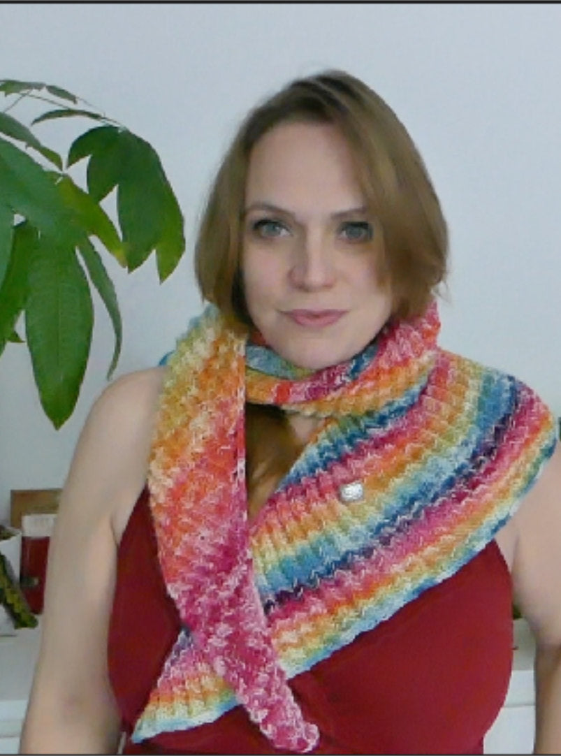 Rips gone CraSy Tuch | Anleitung | Stricken | Sylvie Rasch