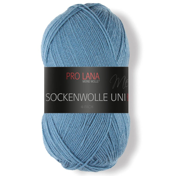 Sockenwolle uni - 4-fach von Pro Lana
