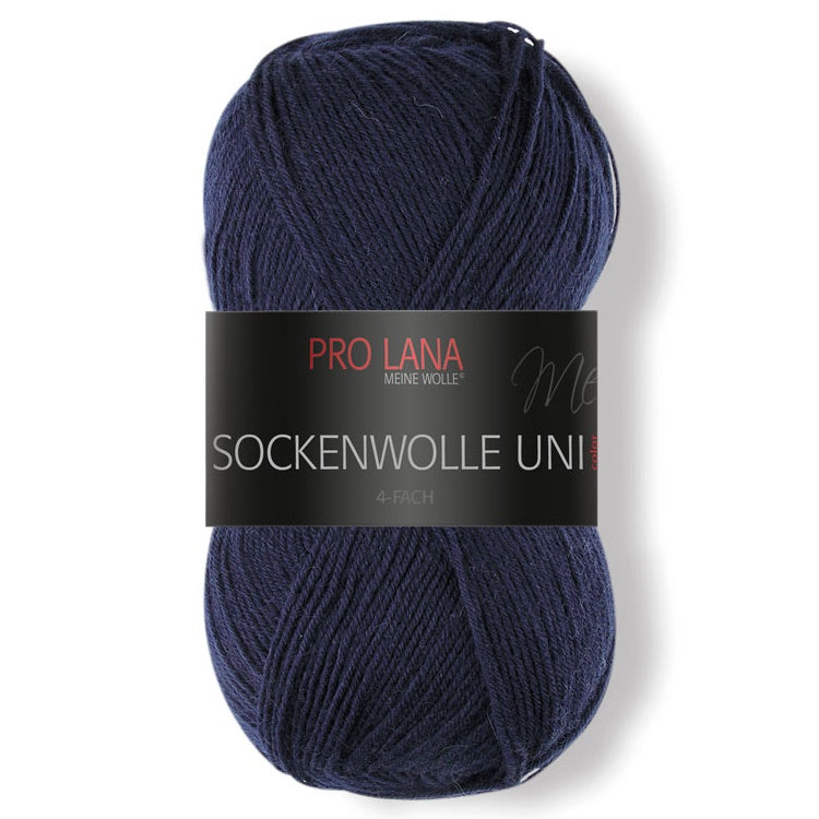 Sockenwolle uni - 4-fach von Pro Lana