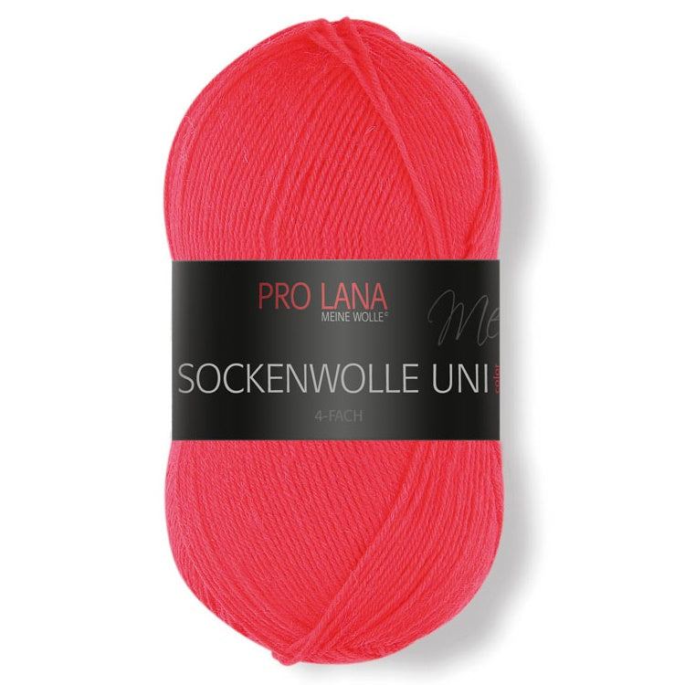 Sockenwolle uni - 4-fach von Pro Lana